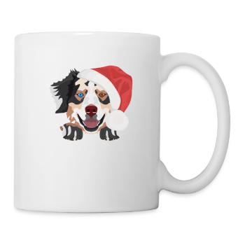 Australian Shepherd Merry Christmas - Mug - white - Right