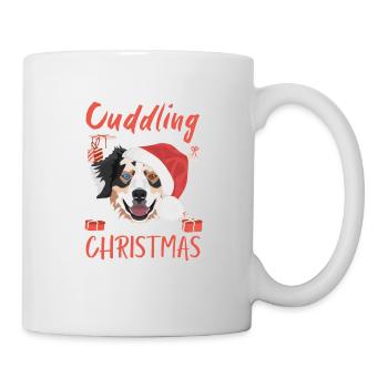 Berger australien Joyeux Noël - Mug blanc - blanc - Droite