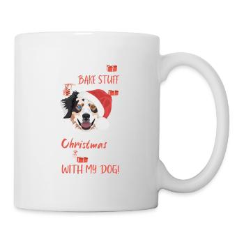 Berger australien Joyeux Noël - Mug blanc - blanc - Droite
