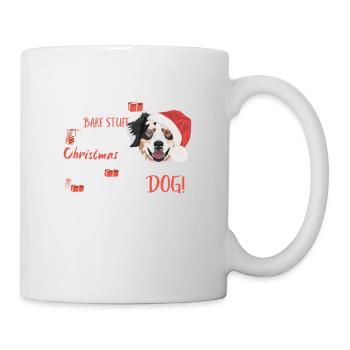 Berger australien Joyeux Noël - Mug blanc - blanc - Droite