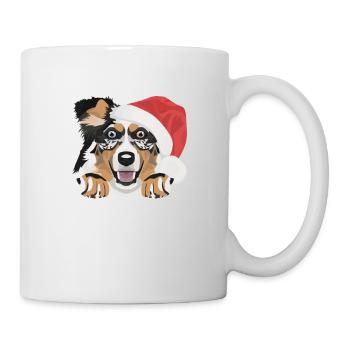 Australian Shepherd Merry Christmas - Mug - white - Right