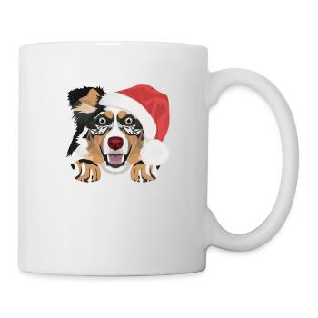 Australian Shepherd Merry Christmas - Mug - white - Right