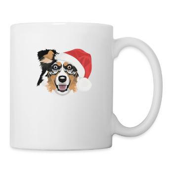 Australian Shepherd Merry Christmas - Mug - white - Right