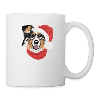 Australian Shepherd Merry Christmas - Mug - white - Right