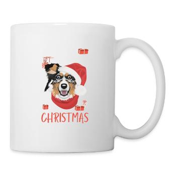 Australian Shepherd Merry Christmas - Mug - white - Right