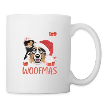Australian Shepherd Merry Christmas - Mug - white - Right
