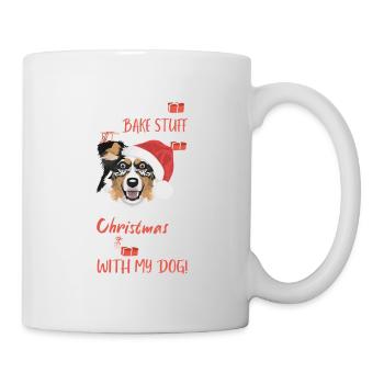 Berger australien Joyeux Noël - Mug blanc - blanc - Droite