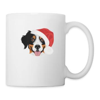 Bouvier Bernois Joyeux Noël - Mug blanc - blanc - Droite