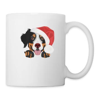 Bouvier Bernois Joyeux Noël - Mug blanc - blanc - Droite