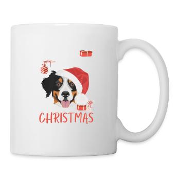 Bouvier Bernois Joyeux Noël - Mug blanc - blanc - Droite