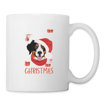 Bouvier Bernois Joyeux Noël - Mug blanc - blanc - Droite