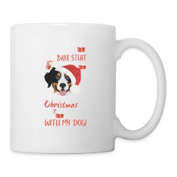 Bouvier Bernois Joyeux Noël - Mug blanc - blanc - Droite
