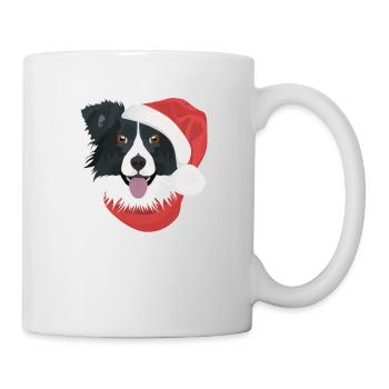 Border Collie Merry Christmas - Mug - white - Right