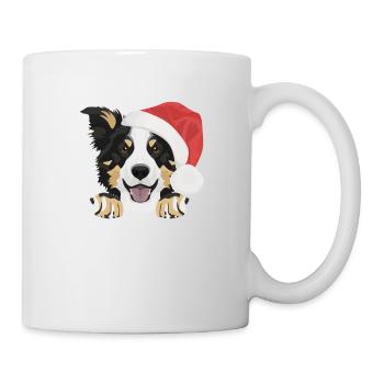 Border Collie Merry Christmas - Mug - white - Right