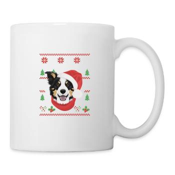 Border Collie Merry Christmas - Mug - white - Right