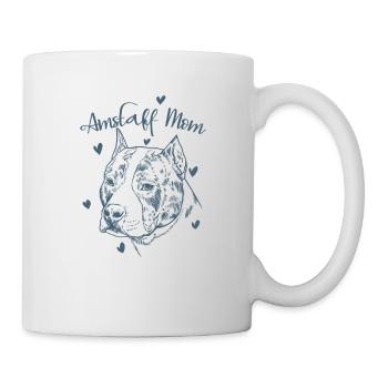 Terrier Mom Hund USA Staffordshire - Tasse - Weiß - Rechts