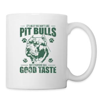 Ce n’est pas grave si vous n’aimez pas Pit Bulls Dog - Mug blanc - blanc - Droite