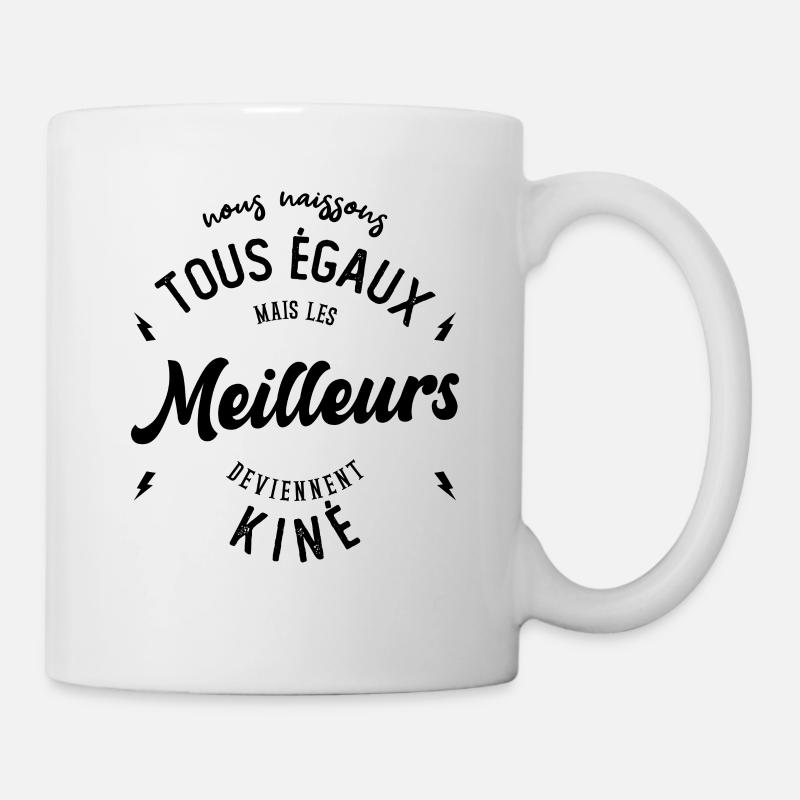 Les meilleurs deviennent kiné - Mug blanc - blanc