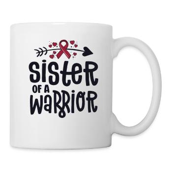 Sister Of A Warrior Vascular Malformation - Mug - white - Right