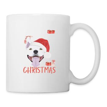 Bull Terrier Merry Christmas - Mug - white - Right