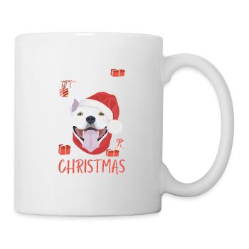 Bull Terrier Merry Christmas - Mug - white - Right