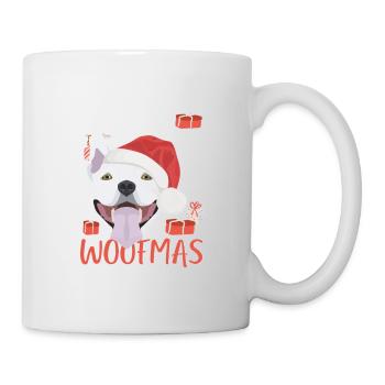 Bull Terrier Merry Christmas - Mug - white - Right