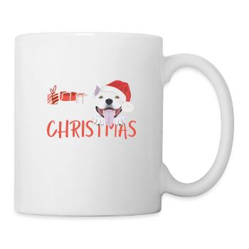 Bull Terrier Merry Christmas - Mug - white - Right