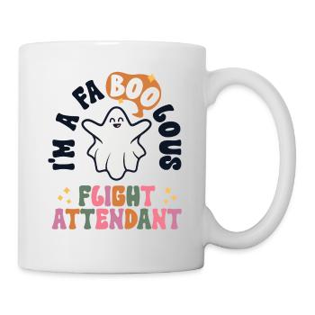 Faboolous Flight Attendant Retro Halloween - Mug - white - Right