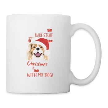 King Charles Spaniel Merry Christmas - Mug - white - Right