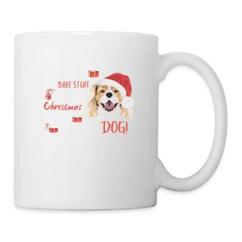 King Charles Spaniel Merry Christmas - Mug - white - Right