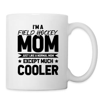 Feldhockey Mom - Tasse - Weiß - Rechts