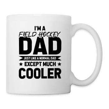 Feldhockey Dad - Tasse - Weiß - Rechts