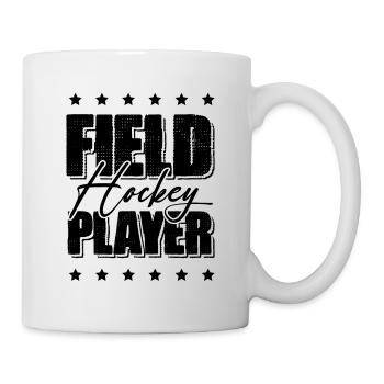 Field hockey players - Mug - white - Right