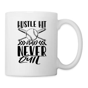Baseball hustle - Mug - white - Right