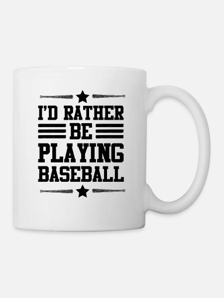 baseball spiel - Tasse - Weiß