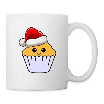 Muffin Weihnachten Comic Xmas - Tasse - Weiß - Rechts
