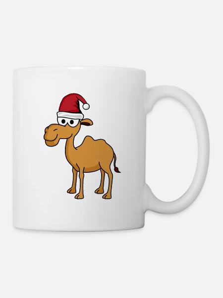 Camel Comic Christmas - Mug blanc - blanc
