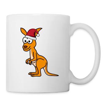 Kangaroo Comic Christmas - Mug - white - Right