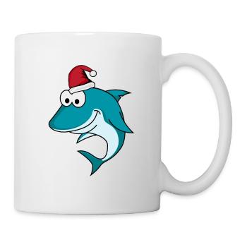 Hai Comic Weihnachten - Tasse - Weiß - Rechts