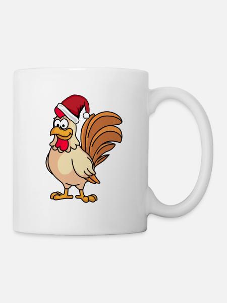 Hahn Comic Christmas - Mug blanc - blanc