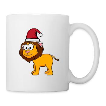 Léo Comique Noël - Mug blanc - blanc - Droite