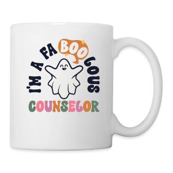 Faboolous Berater Retro Halloween Schule - Tasse - Weiß - Rechts