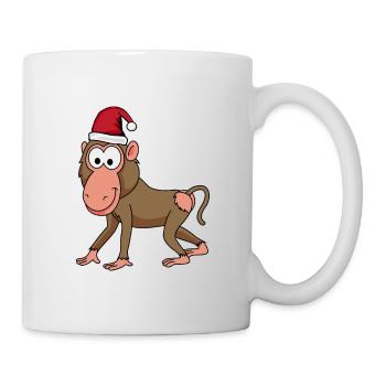 Monkey monkey Christmas - Mug - white - Right