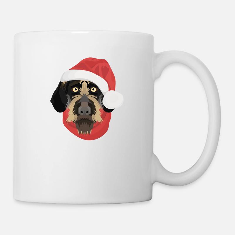 German Wirehair Joyeux Noël - Mug blanc - blanc