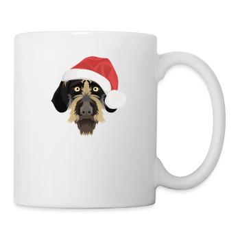 German Wirehair Merry Christmas - Mug - white - Right