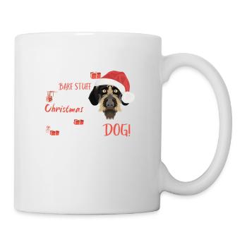 German Wirehair Merry Christmas - Mug - white - Right