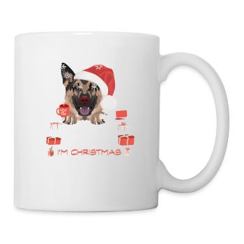 German Shepherd Christmas Market - Mug - white - Right