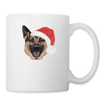 German Shepherd Merry Christmas - Mug - white - Right