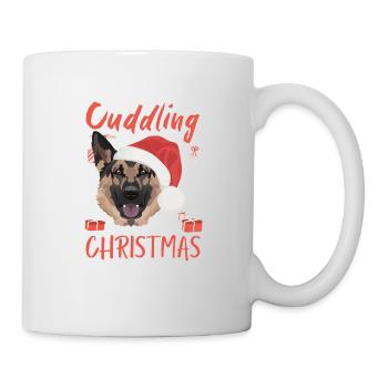 German Shepherd Merry Christmas - Mug - white - Right