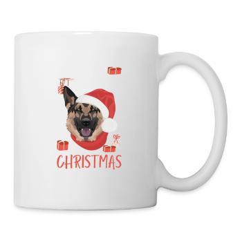 German Shepherd Merry Christmas - Mug - white - Right